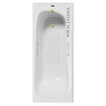 Ванна чугунная Vinsent Veron Concept 150x70x42 VCO1507042H/VH0012MGD-AS с ручками матовое золото и антискользящим покрытием Ванна чугунная Vinsent Veron Concept 150x70x42 VCO1507042H/VH0012MGD-AS с ручками матовое золото и антискользящим покрытием