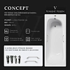 Ванна чугунная Vinsent Veron Concept 150x70x42 VCO1507042H/VH0012NI с ручками цвет никель Ванна чугунная Vinsent Veron Concept 150x70x42 VCO1507042H/VH0012NI с ручками цвет никель