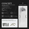 Ванна чугунная Vinsent Veron Concept 150x70x42 VCO1507042H/VH0015BR-AS с бронзовыми ручками и антискользящим покрытием Ванна чугунная Vinsent Veron Concept 150x70x42 VCO1507042H/VH0015BR-AS с бронзовыми ручками и антискользящим покрытием