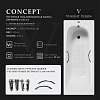 Ванна чугунная Vinsent Veron Concept 150x70x42 VCO1507042H/VH0015CH-AS с хромированными ручками и антискользящим покрытием Ванна чугунная Vinsent Veron Concept 150x70x42 VCO1507042H/VH0015CH-AS с хромированными ручками и антискользящим покрытием