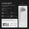Ванна чугунная Vinsent Veron Concept 160x70x42 VCO1607042H/VH0012BR с бронзовыми ручками Ванна чугунная Vinsent Veron Concept 160x70x42 VCO1607042H/VH0012BR с бронзовыми ручками
