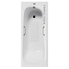 Ванна чугунная Vinsent Veron Concept 160x70x42 VCO1607042H/VH0012BR-AS с бронзовыми ручками и антискользящим покрытием Ванна чугунная Vinsent Veron Concept 160x70x42 VCO1607042H/VH0012BR-AS с бронзовыми ручками и антискользящим покрытием
