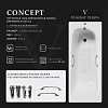 Ванна чугунная Vinsent Veron Concept 160x70x42 VCO1607042H/VH0012BR-AS с бронзовыми ручками и антискользящим покрытием Ванна чугунная Vinsent Veron Concept 160x70x42 VCO1607042H/VH0012BR-AS с бронзовыми ручками и антискользящим покрытием