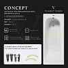 Ванна чугунная Vinsent Veron Concept 160x70x42 VCO1607042H/VH0015MGD-AS с ручками матовое золото и антискользящим покрытием Ванна чугунная Vinsent Veron Concept 160x70x42 VCO1607042H/VH0015MGD-AS с ручками матовое золото и антискользящим покрытием