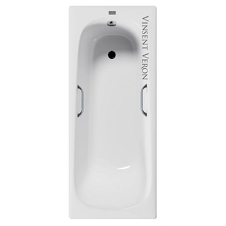 Ванна чугунная Vinsent Veron Concept 165x70x42 VCO1657042H/VH0012CH с хромированными ручками Ванна чугунная Vinsent Veron Concept 165x70x42 VCO1657042H/VH0012CH с хромированными ручками