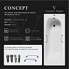 Ванна чугунная Vinsent Veron Concept 165x70x42 VCO1657042H/VH0012CH с хромированными ручками Ванна чугунная Vinsent Veron Concept 165x70x42 VCO1657042H/VH0012CH с хромированными ручками