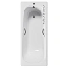 Ванна чугунная Vinsent Veron Concept 165x70x42 VCO1657042H/VH0015GM с ручками оружейная сталь Ванна чугунная Vinsent Veron Concept 165x70x42 VCO1657042H/VH0015GM с ручками оружейная сталь