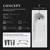 Ванна чугунная Vinsent Veron Concept 170x70x42 VCO1707042H/VH0012BR с бронзовыми ручками Ванна чугунная Vinsent Veron Concept 170x70x42 VCO1707042H/VH0012BR с бронзовыми ручками