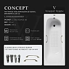 Ванна чугунная Vinsent Veron Concept 170x70x42 VCO1707042H/VH0012BR-AS с бронзовыми ручками и антискользящим покрытием Ванна чугунная Vinsent Veron Concept 170x70x42 VCO1707042H/VH0012BR-AS с бронзовыми ручками и антискользящим покрытием