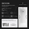 Ванна чугунная Vinsent Veron Devon 170x70x45 VDV1707045H/E60327CH с хромированными ручками Ванна чугунная Vinsent Veron Devon 170x70x45 VDV1707045H/E60327CH с хромированными ручками