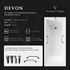 Ванна чугунная Vinsent Veron Devon 170x70x45 VDV1707045H/VH0012BL с черными матовыми ручками Ванна чугунная Vinsent Veron Devon 170x70x45 VDV1707045H/VH0012BL с черными матовыми ручками
