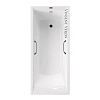 Ванна чугунная Vinsent Veron Devon 175x70x45 VDV1757045H/VH0012CH с хромированными ручками