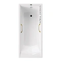 Ванна чугунная Vinsent Veron Devon 175x70x45 VDV1757045H/VH0012GD с золотыми ручками Ванна чугунная Vinsent Veron Devon 175x70x45 VDV1757045H/VH0012GD с золотыми ручками