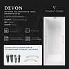 Ванна чугунная Vinsent Veron Devon 175x70x45 VDV1757045H/VH0012MGD-AS с ручками матовое золото и антискользящим покрытием Ванна чугунная Vinsent Veron Devon 175x70x45 VDV1757045H/VH0012MGD-AS с ручками матовое золото и антискользящим покрытием