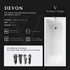 Ванна чугунная Vinsent Veron Devon 180x70x45 VDV1807045 Ванна чугунная Vinsent Veron Devon 180x70x45 VDV1807045