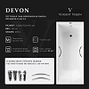 Ванна чугунная Vinsent Veron Devon 180x70x45 VDV1807045H/E60327CH с хромированными ручками Ванна чугунная Vinsent Veron Devon 180x70x45 VDV1807045H/E60327CH с хромированными ручками
