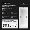Ванна чугунная Vinsent Veron Devon 180x70x45 VDV1807045H/VH0012BL с черными матовыми ручками Ванна чугунная Vinsent Veron Devon 180x70x45 VDV1807045H/VH0012BL с черными матовыми ручками