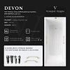 Ванна чугунная Vinsent Veron Devon 180x70x45 VDV1807045H/VH0012MGD-AS с ручками матовое золото и антискользящим покрытием Ванна чугунная Vinsent Veron Devon 180x70x45 VDV1807045H/VH0012MGD-AS с ручками матовое золото и антискользящим покрытием