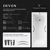 Ванна чугунная Vinsent Veron Devon 180x75x45 VDV1807545H/E60327CH с хромированными ручками Ванна чугунная Vinsent Veron Devon 180x75x45 VDV1807545H/E60327CH с хромированными ручками