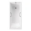 Ванна чугунная Vinsent Veron Devon 180x75x45 VDV1807545H/VH0012BL с черными матовыми ручками Ванна чугунная Vinsent Veron Devon 180x75x45 VDV1807545H/VH0012BL с черными матовыми ручками