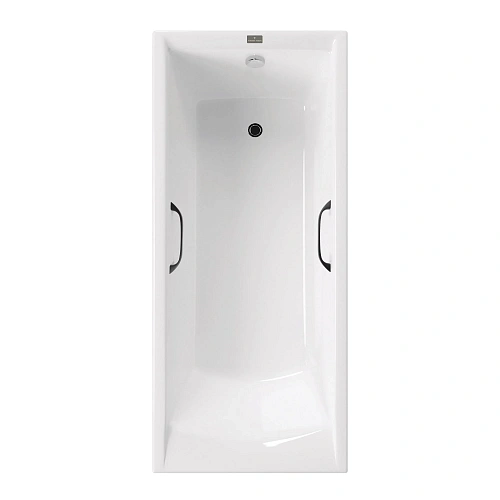 Ванна чугунная Vinsent Veron Devon 180x75x45 VDV1807545H/VH0012BL с черными матовыми ручками Ванна чугунная Vinsent Veron Devon 180x75x45 VDV1807545H/VH0012BL с черными матовыми ручками