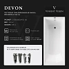 Ванна чугунная Vinsent Veron Devon 190x80x45 VDV1908045 Ванна чугунная Vinsent Veron Devon 190x80x45 VDV1908045