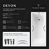 Ванна чугунная Vinsent Veron Devon 190x80x45 VDV1908045H/E60327CH с хромированными ручками Ванна чугунная Vinsent Veron Devon 190x80x45 VDV1908045H/E60327CH с хромированными ручками