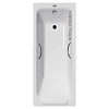 Ванна чугунная Vinsent Veron Italon 170x70x45 VIT1707045H/E60327CH с хромированными ручками Ванна чугунная Vinsent Veron Italon 170x70x45 VIT1707045H/E60327CH с хромированными ручками