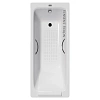 Ванна чугунная Vinsent Veron Italon 170x70x45 VIT1707045H/E60327CH-AS с хромированными ручками и антискользящим покрытием Ванна чугунная Vinsent Veron Italon 170x70x45 VIT1707045H/E60327CH-AS с хромированными ручками и антискользящим покрытием