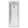 Ванна чугунная Vinsent Veron Italon 170x70x45 VIT1707045H/VH0012BL с черными матовыми ручками Ванна чугунная Vinsent Veron Italon 170x70x45 VIT1707045H/VH0012BL с черными матовыми ручками
