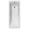 Ванна чугунная Vinsent Veron Italon 170x70x45 VIT1707045H/VH0012CH с хромированными ручками