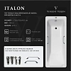 Ванна чугунная Vinsent Veron Italon 170x70x45 VIT1707045H/VH0012CH с хромированными ручками Ванна чугунная Vinsent Veron Italon 170x70x45 VIT1707045H/VH0012CH с хромированными ручками