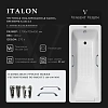 Ванна чугунная Vinsent Veron Italon 170x70x45 VIT1707045H/VH0012CH-AS с хромированными ручками и антискользящим покрытием Ванна чугунная Vinsent Veron Italon 170x70x45 VIT1707045H/VH0012CH-AS с хромированными ручками и антискользящим покрытием