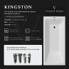 Ванна чугунная Vinsent Veron Kingston 180x80x50 VKN1808050-AS с антискользящим покрытием Ванна чугунная Vinsent Veron Kingston 180x80x50 VKN1808050-AS с антискользящим покрытием