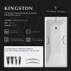 Ванна чугунная Vinsent Veron Kingston 180x80x50 VKN1808050H/E60327CH с хромированными ручками Ванна чугунная Vinsent Veron Kingston 180x80x50 VKN1808050H/E60327CH с хромированными ручками