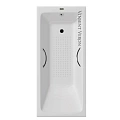 Ванна чугунная Vinsent Veron Kingston 180x80x50 VKN1808050H/E60327CH-AS с хромированными ручками и антискользящим покрытием Ванна чугунная Vinsent Veron Kingston 180x80x50 VKN1808050H/E60327CH-AS с хромированными ручками и антискользящим покрытием