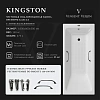 Ванна чугунная Vinsent Veron Kingston 180x80x50 VKN1808050H/VH0012BL-AS с черными матовыми ручками и антискользящим покрытием Ванна чугунная Vinsent Veron Kingston 180x80x50 VKN1808050H/VH0012BL-AS с черными матовыми ручками и антискользящим покрытием