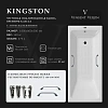 Ванна чугунная Vinsent Veron Kingston 180x80x50 VKN1808050H/VH0012CH-AS с хромированными ручками и антискользящим покрытием Ванна чугунная Vinsent Veron Kingston 180x80x50 VKN1808050H/VH0012CH-AS с хромированными ручками и антискользящим покрытием
