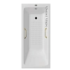 Ванна чугунная Vinsent Veron Kingston 180x80x50 VKN1808050H/VH0012GD-AS с золотыми ручками и антискользящим покрытием Ванна чугунная Vinsent Veron Kingston 180x80x50 VKN1808050H/VH0012GD-AS с золотыми ручками и антискользящим покрытием