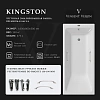 Ванна чугунная Vinsent Veron Kingston 180x80x50 VKN1808050H/VH0012NI с ручками цвет никель Ванна чугунная Vinsent Veron Kingston 180x80x50 VKN1808050H/VH0012NI с ручками цвет никель