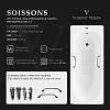 Ванна чугунная Vinsent Veron Soissons 170x70x42 VCN1707042H/VH0012BL-AS с черными матовыми ручками и антискользящим покрытием Ванна чугунная Vinsent Veron Soissons 170x70x42 VCN1707042H/VH0012BL-AS с черными матовыми ручками и антискользящим покрытием