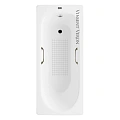 Ванна чугунная Vinsent Veron Soissons 170x70x42 VCN1707042H/VH0012BR-AS с бронзовыми ручками и антискользящим покрытием Ванна чугунная Vinsent Veron Soissons 170x70x42 VCN1707042H/VH0012BR-AS с бронзовыми ручками и антискользящим покрытием