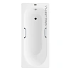 Ванна чугунная Vinsent Veron Soissons 170x70x42 VCN1707042H/VH0012CH с хромированными ручками Ванна чугунная Vinsent Veron Soissons 170x70x42 VCN1707042H/VH0012CH с хромированными ручками