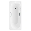 Ванна чугунная Vinsent Veron Soissons 170x70x42 VCN1707042H/VH0012CH с хромированными ручками Ванна чугунная Vinsent Veron Soissons 170x70x42 VCN1707042H/VH0012CH с хромированными ручками
