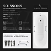 Ванна чугунная Vinsent Veron Soissons 170x70x42 VCN1707042H/VH0012CH-AS с хромированными ручками и антискользящим покрытием Ванна чугунная Vinsent Veron Soissons 170x70x42 VCN1707042H/VH0012CH-AS с хромированными ручками и антискользящим покрытием