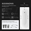 Ванна чугунная Vinsent Veron Soissons 170x70x42 VCN1707042H/VH0012GM с ручками оружейная сталь Ванна чугунная Vinsent Veron Soissons 170x70x42 VCN1707042H/VH0012GM с ручками оружейная сталь