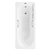 Ванна чугунная Vinsent Veron Soissons 170x70x42 VCN1707042H/VH0012GM-AS с ручками оружейная сталь и антискользящим покрытием Ванна чугунная Vinsent Veron Soissons 170x70x42 VCN1707042H/VH0012GM-AS с ручками оружейная сталь и антискользящим покрытием