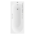 Ванна чугунная Vinsent Veron Soissons 170x70x42 VCN1707042H/VH0012NI с ручками цвет никель Ванна чугунная Vinsent Veron Soissons 170x70x42 VCN1707042H/VH0012NI с ручками цвет никель