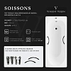 Ванна чугунная Vinsent Veron Soissons 170x70x42 VCN1707042H/VH0015BL с черными матовыми ручками Ванна чугунная Vinsent Veron Soissons 170x70x42 VCN1707042H/VH0015BL с черными матовыми ручками
