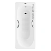 Ванна чугунная Vinsent Veron Soissons 170x70x42 VCN1707042H/VH0015CH-AS с хромированными ручками и антискользящим покрытием Ванна чугунная Vinsent Veron Soissons 170x70x42 VCN1707042H/VH0015CH-AS с хромированными ручками и антискользящим покрытием